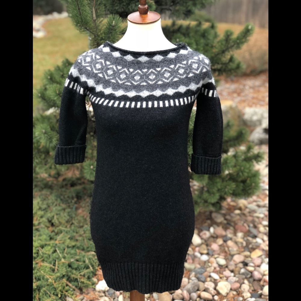 Loft cozy sweater dress size XS wool blend
